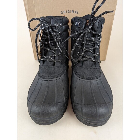 Weatherproof Vintage Joe Duck Boots Mens 11M Black Lace Up Outdoor Shoes MWB main image 5